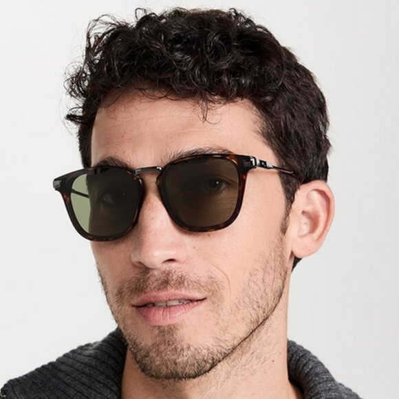 Quay Australia Jackpot Remixed Tortoise Frame Polarized Green Lens Sunglasses - Picture 2 of 16